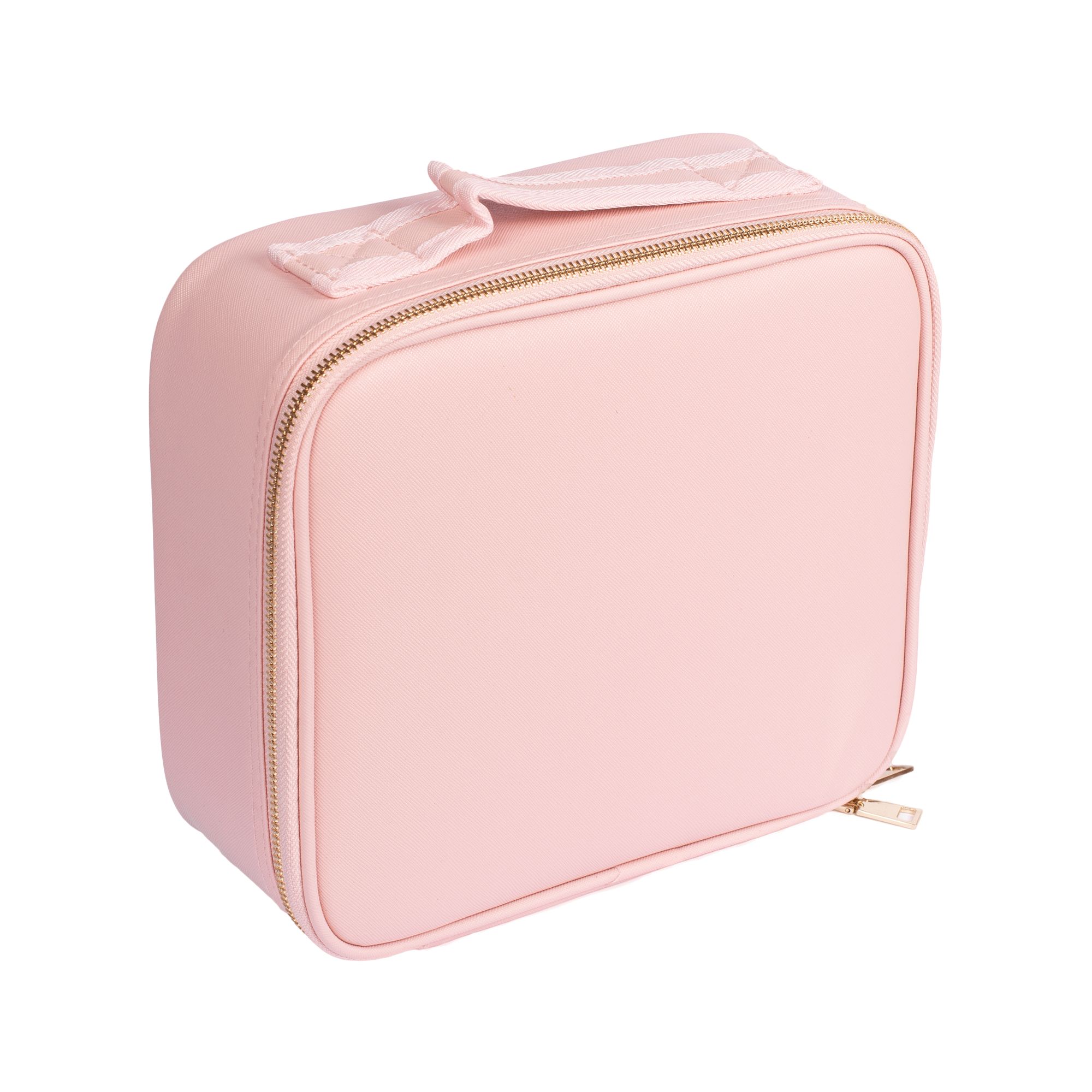 Astuccio per cosmetici in pelle - rosa chiaro