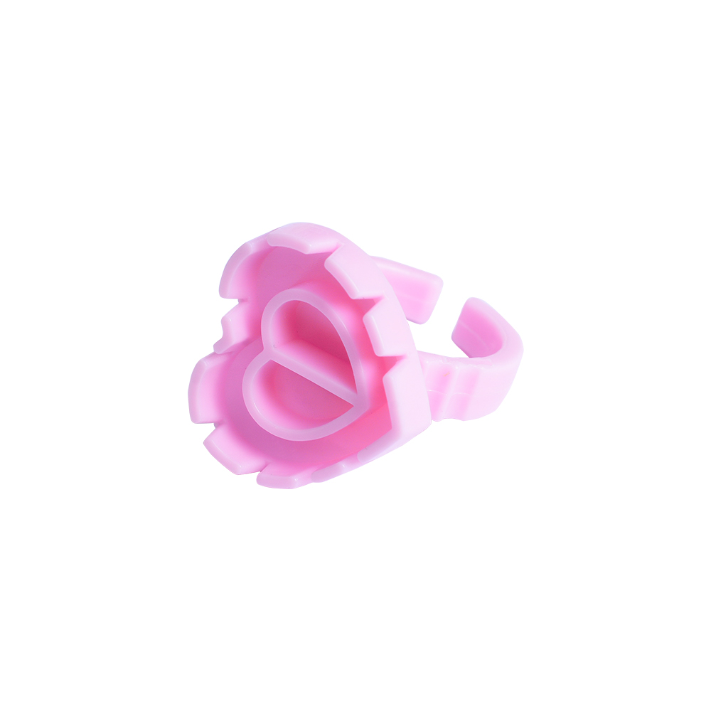 Anello di colla - cuore - rosa | Smart Lashes