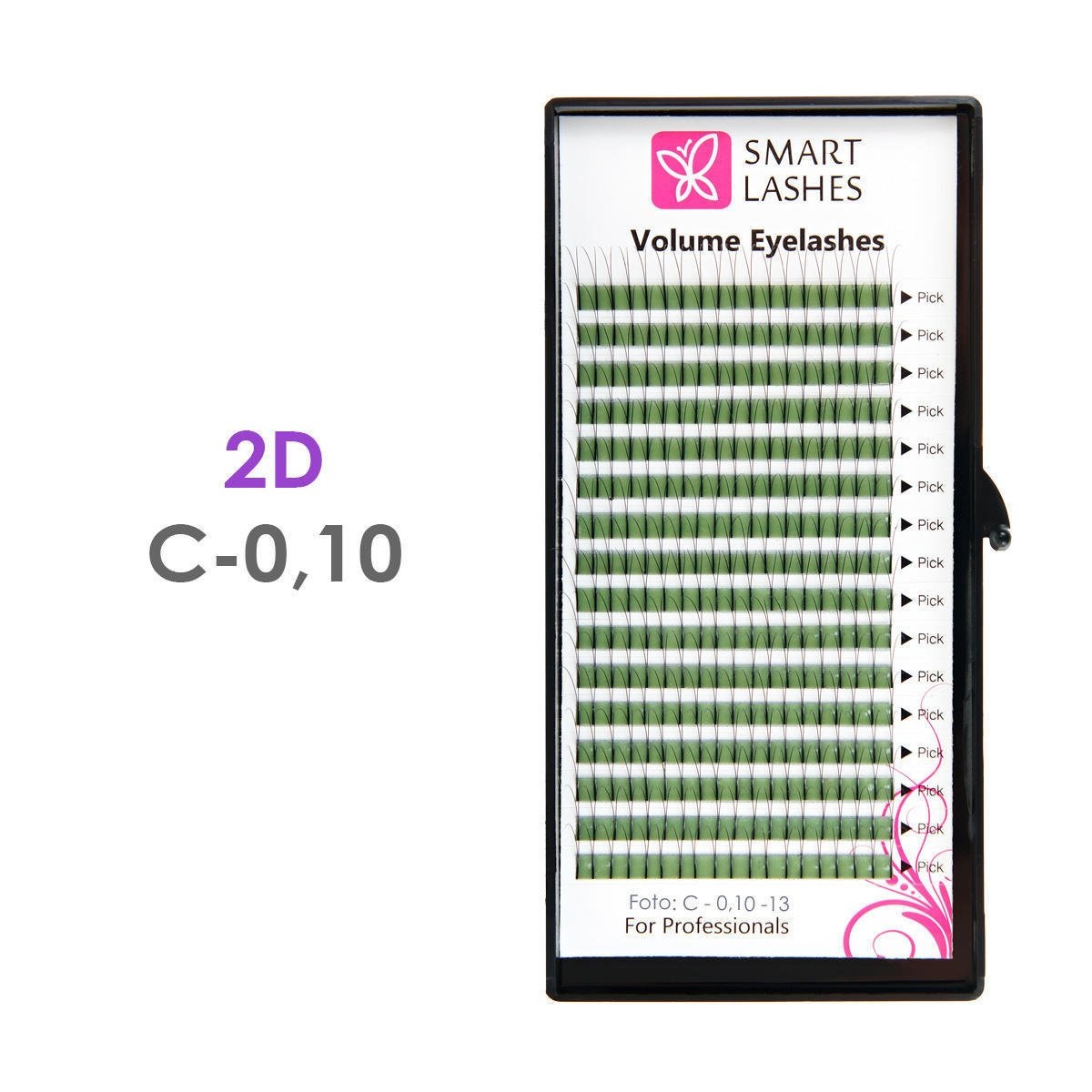 2D - C - 0,10 mm x 09 mm | Ciglia intelligenti