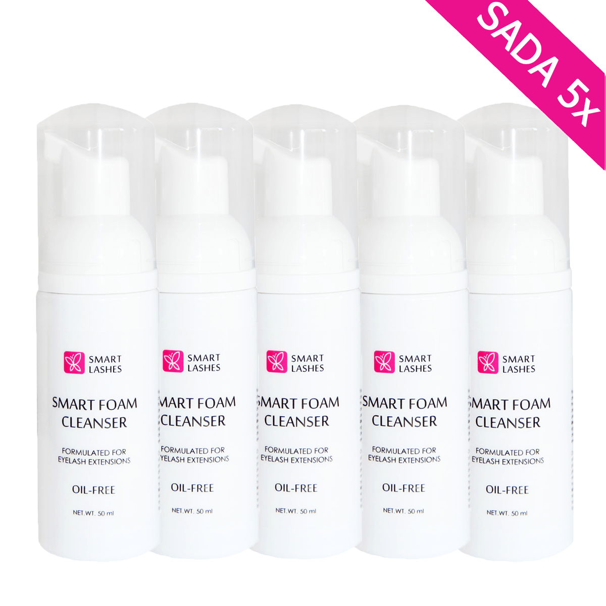 Smart Foam Cleanser - 50 ml - schiuma - 5 pezzi | Smart Lashes