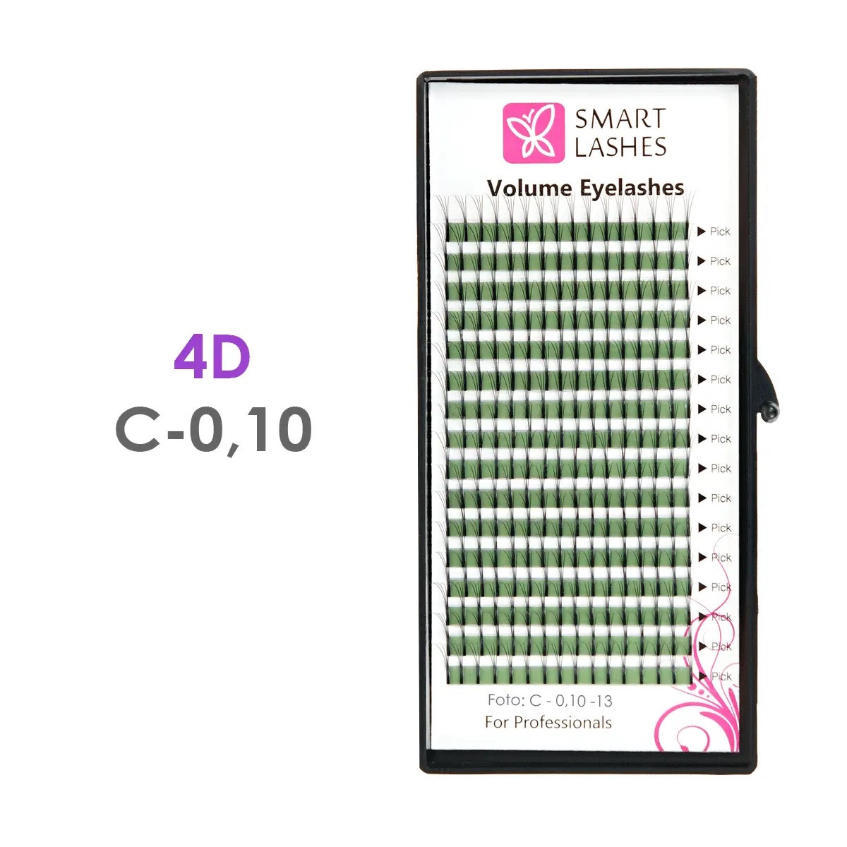 4D - C - 0,10 mm | Ciglia intelligenti