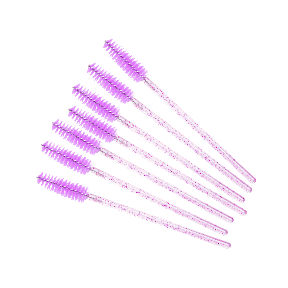Scovolino monouso per mascara - glitter viola | Smart Lashes