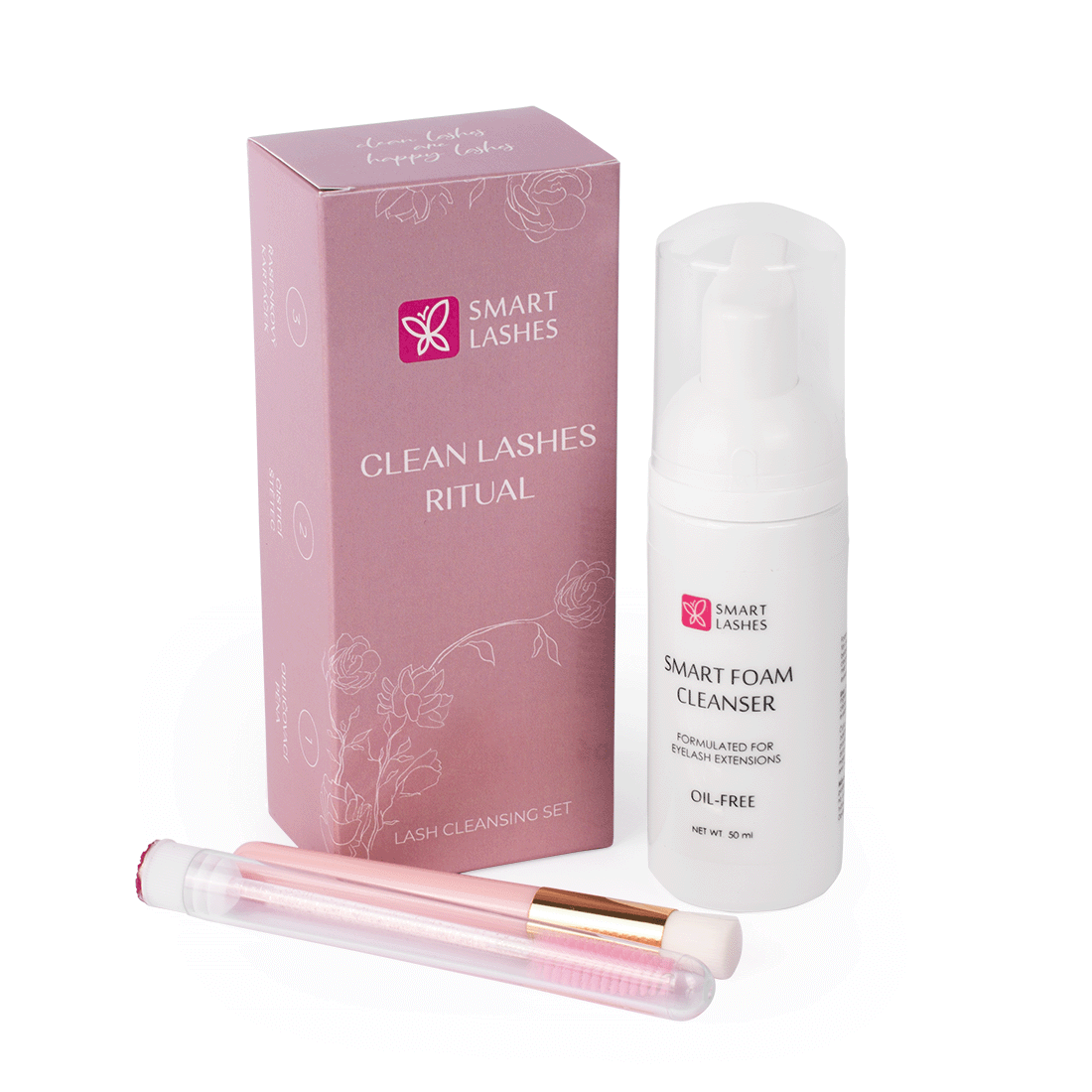 Rituale ciglia pulite - set per ciglia | Smart Lashes