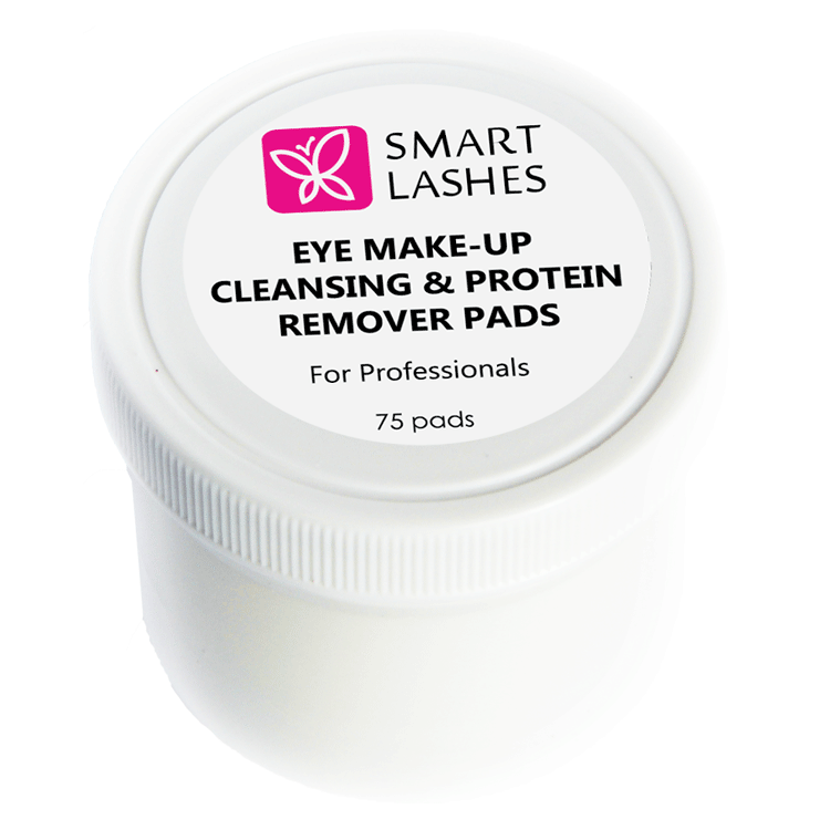 Pad per la pulizia del trucco degli occhi Smart Lashes - 75 pezzi | Smart Lashes