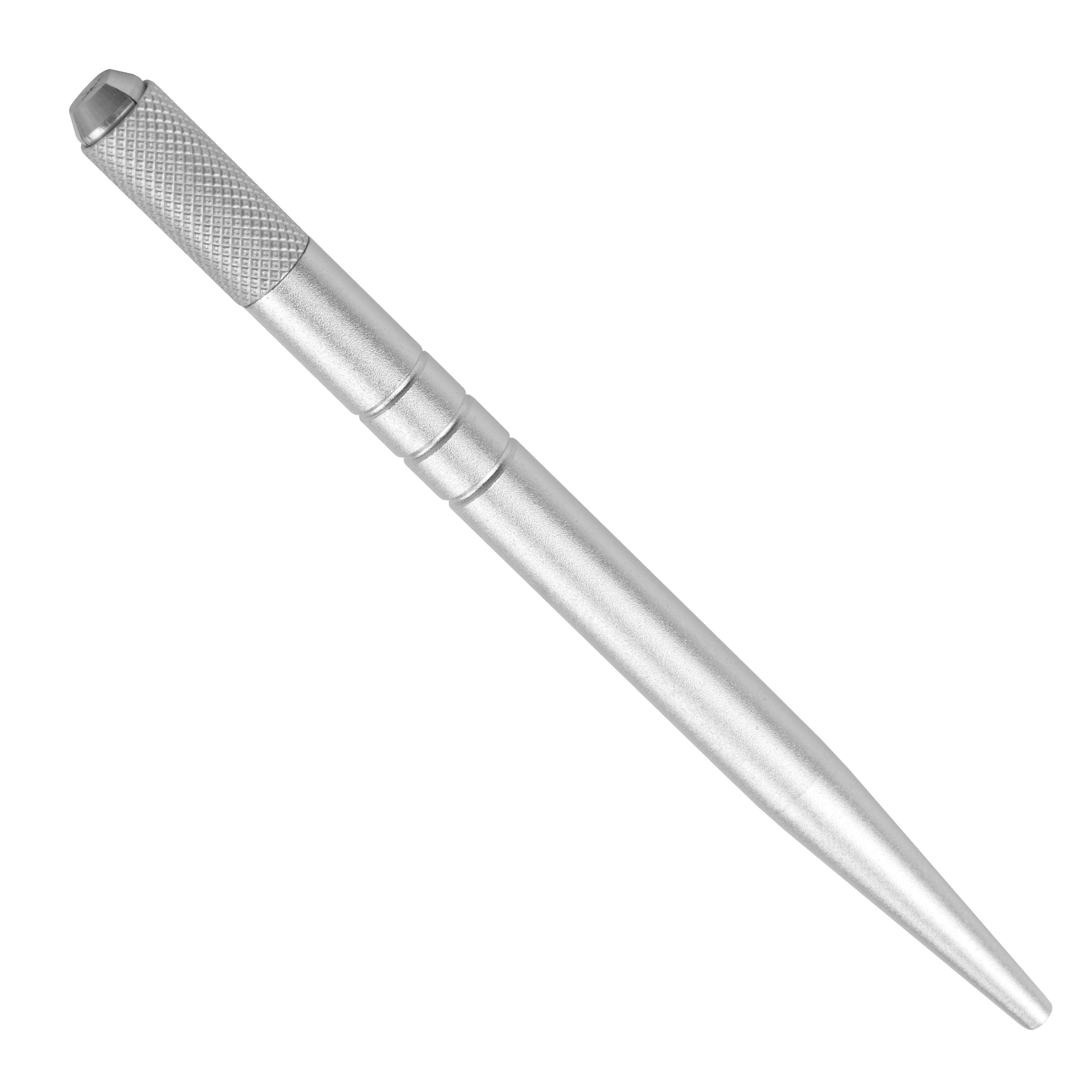 Penna manuale per microblading - 12 cm - argento | Smart Lashes