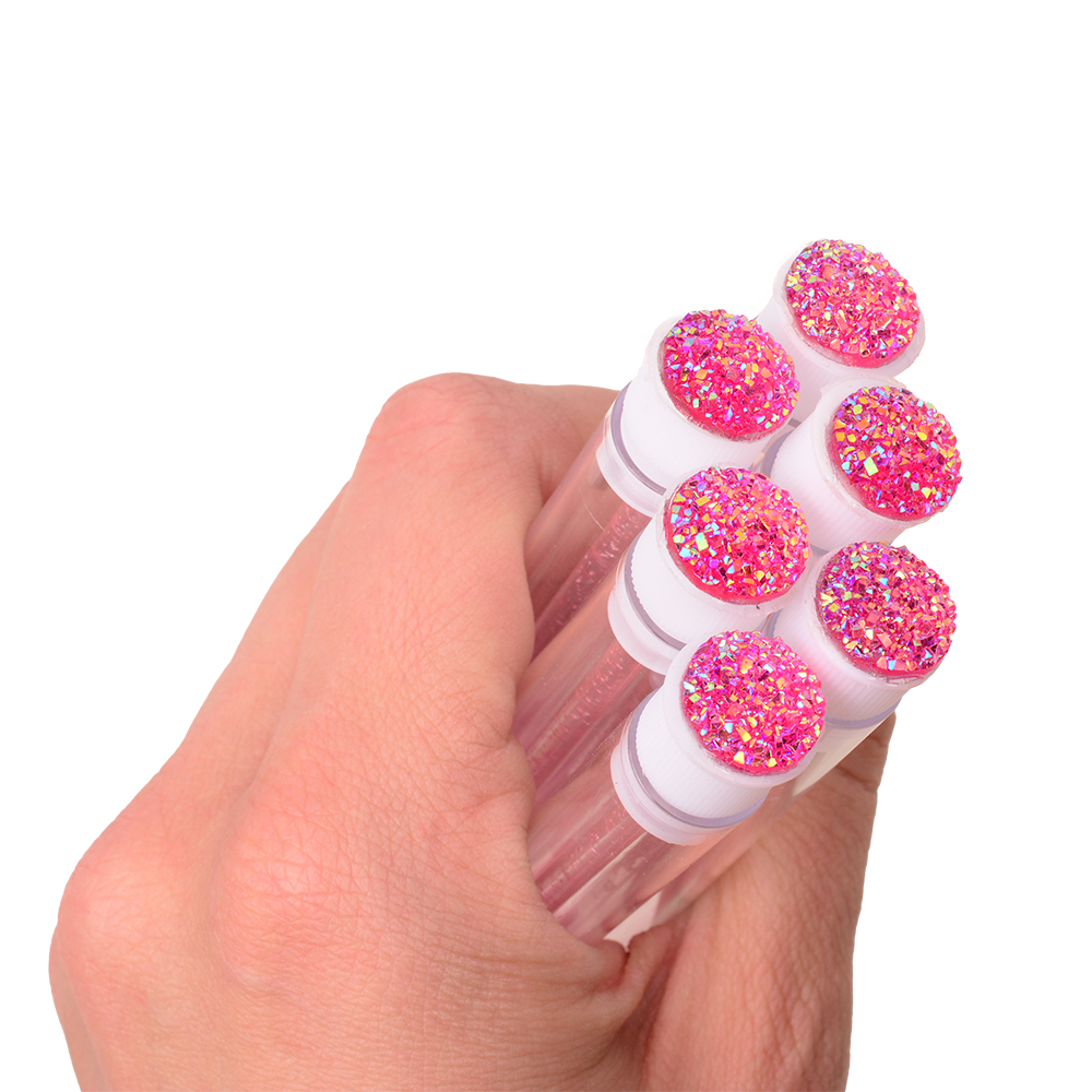 Pennello per mascara con coperchio - glitter rosa | Smart Lashes