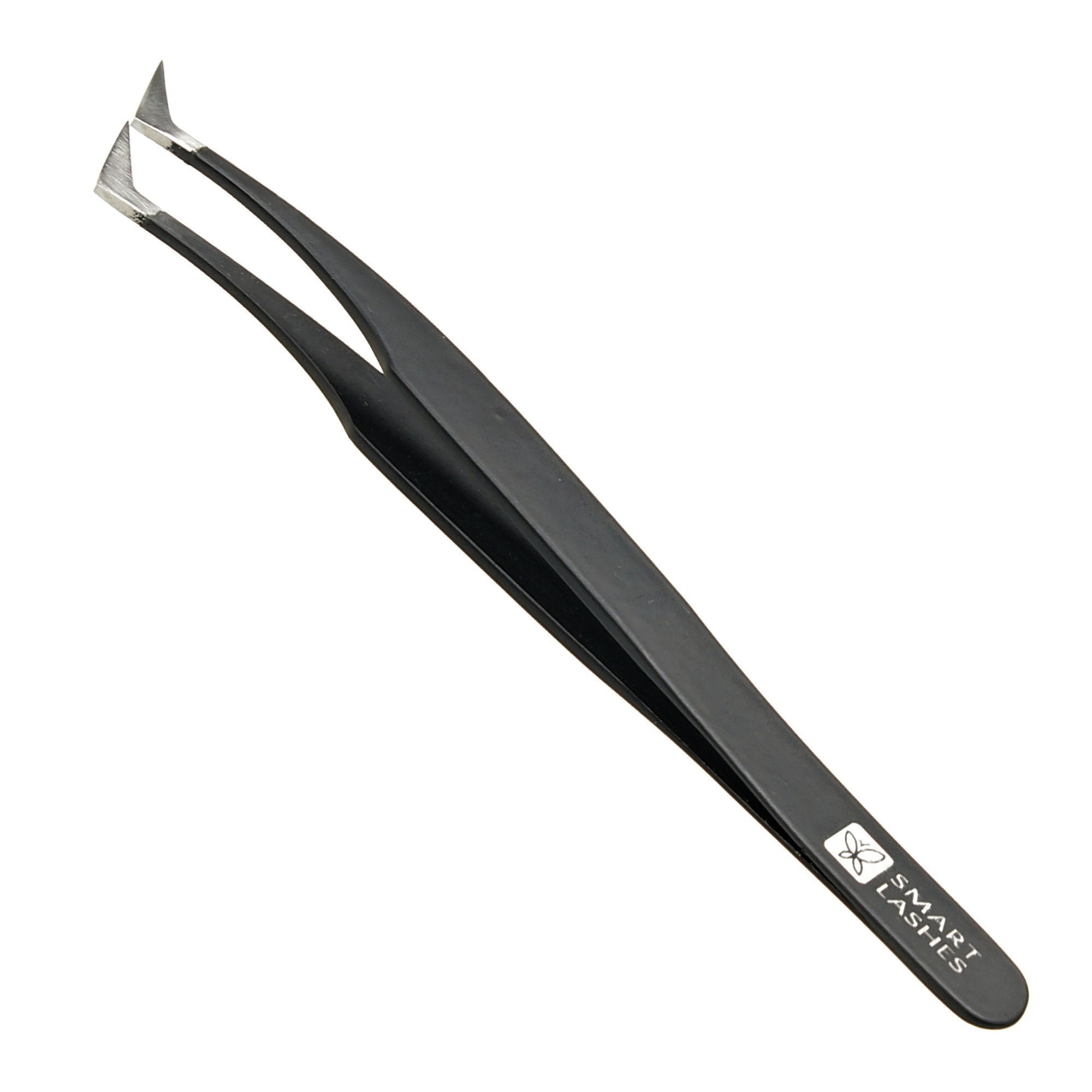 Pinzetta tipo D - 12 cm - nero | Smart Lashes