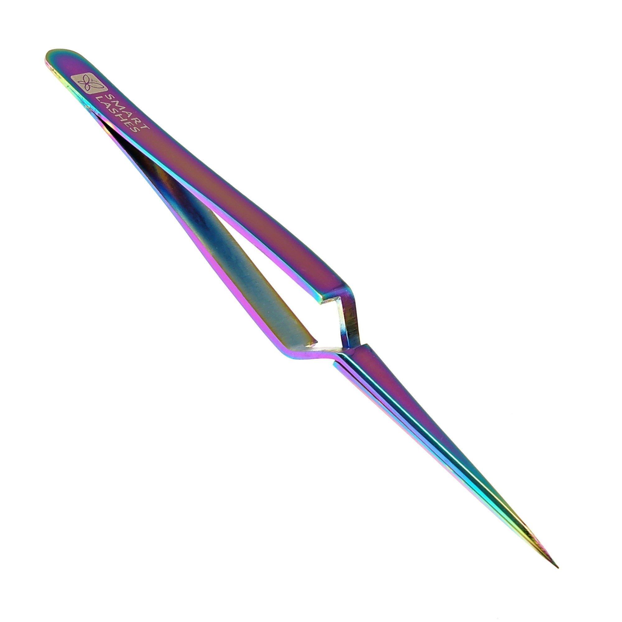 Pinzetta tipo E - 12 cm - arcobaleno | Smart Lashes