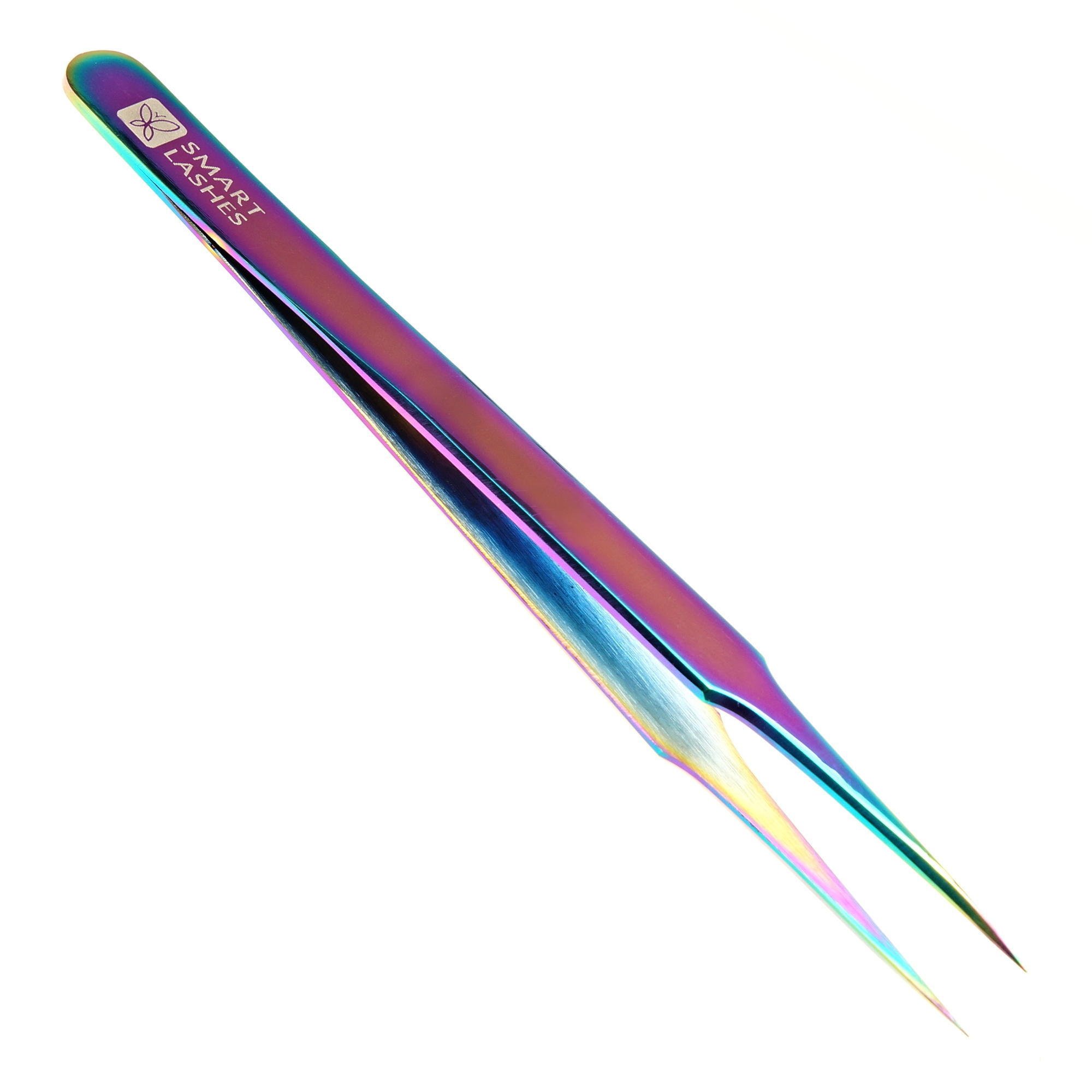 Pinzetta tipo F - 12 cm - arcobaleno | Smart Lashes
