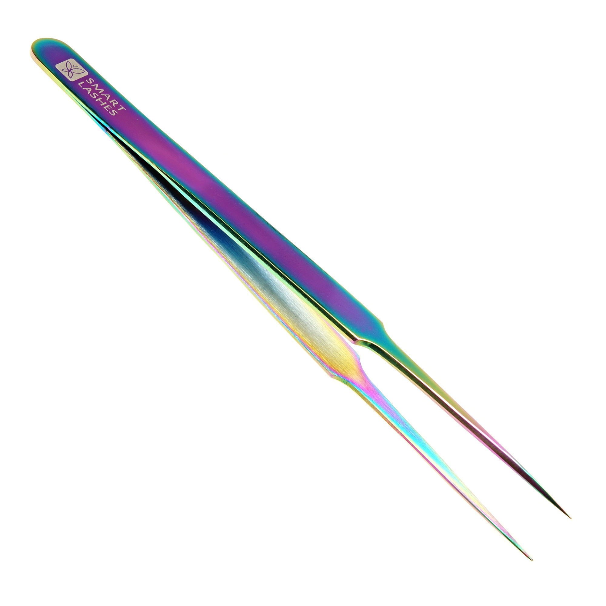 Pinzetta tipo F - 14 cm - arcobaleno | Smart Lashes
