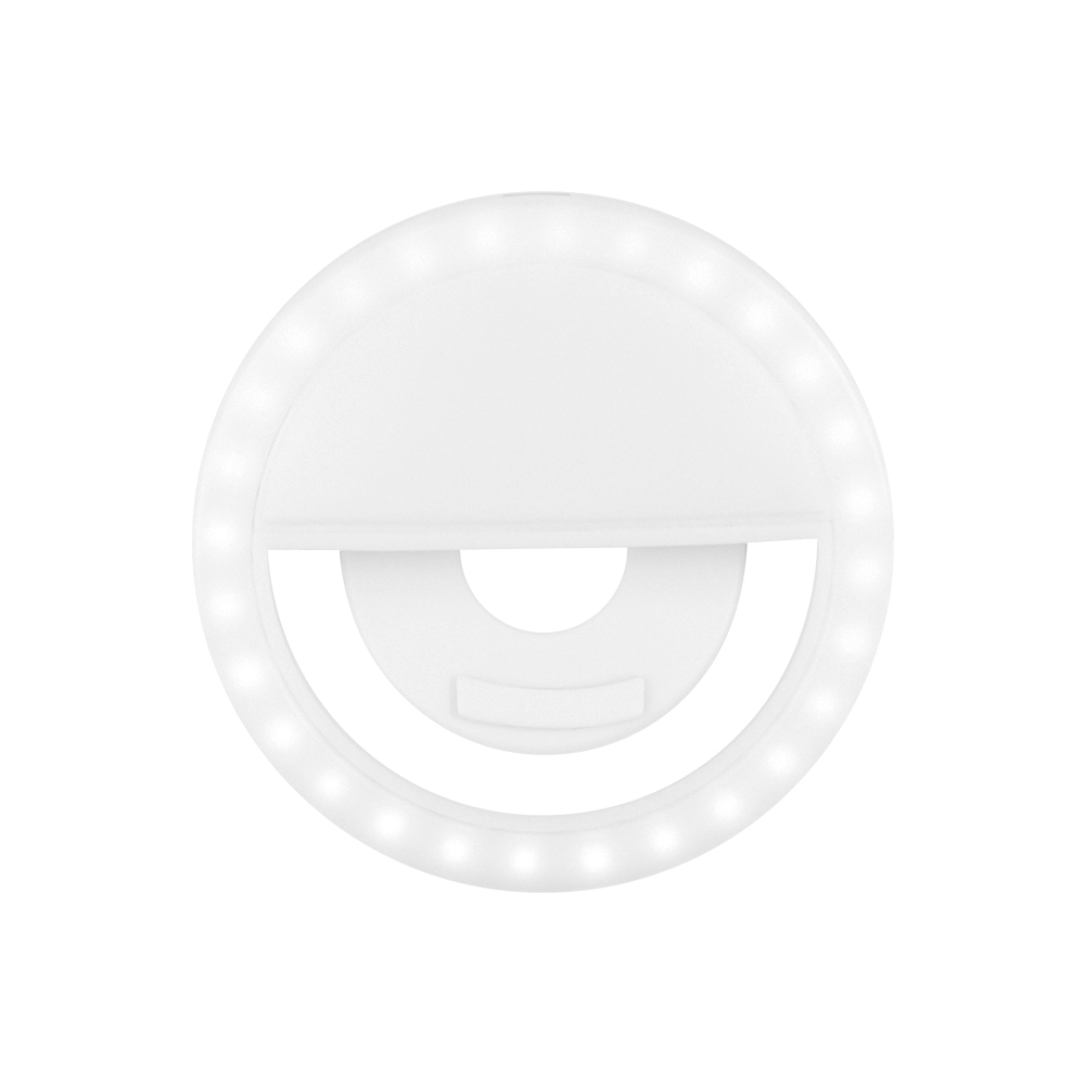 Luce LED ad anello per selfie - bianco | Ciglia intelligenti